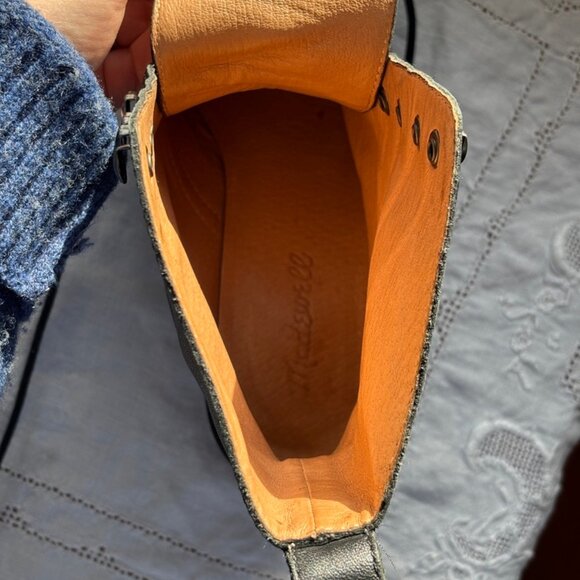 SOLD Madewell Patti boot Sz 8 Black Leather - Picture 8 of 11